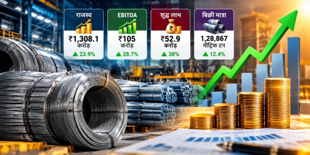 Bansal Wire Q2 Results: दूसरी तिमाही में राजस्व 23.9% बढ़कर ₹1,308.1 करोड़