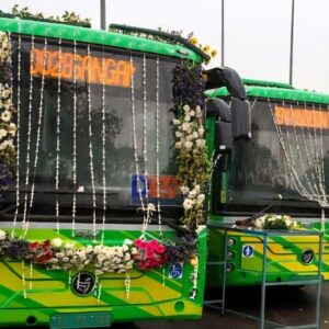 delhi electric buses