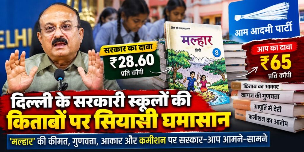 Delhi School Books Controversy: 28.60 रुपये की ‘मल्हार’ पर घमासान