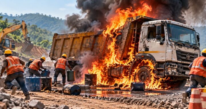Andhra Pradesh: आंध्र प्रदेश में निर्माण स्थल पर आग, 5 की मौत